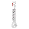 Kép 3/4 - Hosszabbító 2 m  /  5 aljzat  /  fehér  /  PVC  /  1 mm2