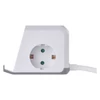 Kép 3/13 - Hosszabbító - kocka 2 m / 2 aljzat / fehér / 2×USB-A+1×USB-C+Qi / 1,5 mm2