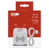 Kép 6/13 - Hosszabbító - kocka 2 m / 2 aljzat / fehér / 2×USB-A+1×USB-C+Qi / 1,5 mm2