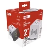 Kép 8/13 - Hosszabbító - kocka 2 m / 2 aljzat / fehér / 2×USB-A+1×USB-C+Qi / 1,5 mm2