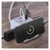 Kép 11/13 - Hosszabbító - kocka 2 m / 2 aljzat / fehér / 2×USB-A+1×USB-C+Qi / 1,5 mm2