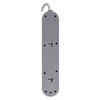 Kép 5/15 - Hosszabbító 2 m / 3 aljzat / kapcsolós / fehér / 1× USB-A + 1× USB-C  / 1,5 mm2
