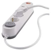 Kép 12/15 - Hosszabbító 2 m / 3 aljzat / kapcsolós / fehér / 1× USB-A + 1× USB-C  / 1,5 mm2