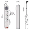 Kép 15/15 - Hosszabbító 2 m / 3 aljzat / kapcsolós / fehér / 1× USB-A + 1× USB-C  / 1,5 mm2