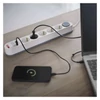 Kép 15/16 - Hosszabbító 3 m / 5 aljzat / kapcsolós / fehér / 1× USB-A + 1× USB-C  / 1,5 mm2