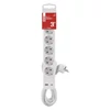 Kép 5/8 - Hosszabbító 3 m / 5 aljzat / kapcsolós / fehér / 1× USB-A + 1× USB-C  / 1,5 mm2