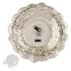 Kép 8/10 - LED-es üveg karácsonyfa, 27 cm, 2x CR2032, beltéri, meleg fehér, időzítő