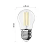 Kép 4/11 - LED izzó Filament Mini Globe / E27 / 1,8 W (25 W) / 250 lm / Természetes fehér