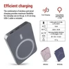 Kép 7/32 - EMOS Powerbank WI 522, 5 000 mAh, 20 W+Wireless, szürke