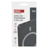 Kép 25/32 - EMOS Powerbank WI 522, 5 000 mAh, 20 W+Wireless, szürke