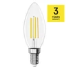 Kép 5/10 - LED izzó Filament gyertya / E14 / 7 W (75 W) / 1055 lm / Meleg fehér