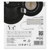 Kép 10/17 - LED reflektor GERI fekete, kerek, 6,5W CCT