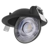 Kép 15/17 - LED reflektor GERI fekete, kerek, 6,5W CCT