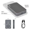 Kép 17/32 - EMOS Powerbank WI 1046, 10 000 mAh, 20 W+Wireless, szürke