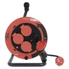 Kép 2/13 - Kültéri kábeldob 25 m / 4 aljzat / fekete / gumi / 230V/400V / 1,0 mm2