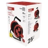 Kép 3/13 - Kültéri kábeldob 25 m / 4 aljzat / fekete / gumi / 230V/400V / 1,0 mm2