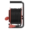 Kép 4/13 - Kültéri kábeldob 25 m / 4 aljzat / fekete / gumi / 230V/400V / 1,0 mm2