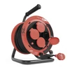 Kép 12/13 - Kültéri kábeldob 25 m / 4 aljzat / fekete / gumi / 230V/400V / 1,0 mm2