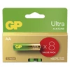Kép 1/8 - GP Ultra Alkáli elem AA 8db