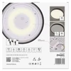 Kép 11/17 - LED felületi lámpatest RORI kerek, fekete, 17W, CCT