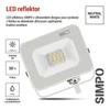 Kép 9/44 - LED reflektor SIMPO 10 W természetes fehér