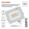 Kép 10/44 - LED reflektor SIMPO 10 W természetes fehér