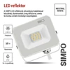 Kép 12/44 - LED reflektor SIMPO 10 W természetes fehér