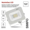 Kép 13/44 - LED reflektor SIMPO 10 W természetes fehér