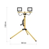 Kép 4/7 - EMOS Hobby Slim LED reflektor 2x 20.5W + háromlábú állvány