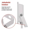 Kép 16/43 - LED reflektor SIMPO 20W, fehér, IP65, 2000 lm, természetes fehér