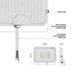 Kép 34/43 - LED reflektor SIMPO 30W, fehér, IP65, 3000 lm, természetes fehér