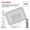 Kép 14/43 - LED reflektor SIMPO 50W, fehér, IP65, 5000 lm, természetes fehér