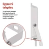 Kép 18/43 - LED reflektor SIMPO 50W, fehér, IP65, 5000 lm, természetes fehér