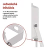 Kép 20/43 - LED reflektor SIMPO 50W, fehér, IP65, 5000 lm, természetes fehér