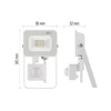Kép 8/16 -  LED reflektor SIMPO 10W 1000LM IP44 PIR semleges fehér