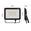 Kép 6/14 - EMOS LED reflektor INOVO 50W 5500lm IP65 természetes fehér