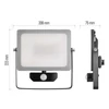 Kép 6/14 - EMOS Ilio LED reflektor 51W 4600lm mozgásérzékelővel IP44 term. fehér