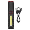Kép 6/12 - LED-es újratölthető műanyag zseblámpa P4720, 120 lm, 10 PCS, display box