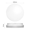 Kép 4/12 - EMOS LED MENNYEZETI LÁMPA TORI 15W WW IP54