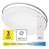 Kép 11/19 - EMOS LED mennyezeti lámpa ALVI 24W 80-1920lm dimm. állítható színhőmérséklet