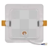 Kép 7/11 - LED süllyesztett lámpatest RUBIC, négyzet, fehér, 9W, természetes fehér