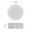 Kép 4/12 - LED felületi lámpatest RUBIC, kerek, fehér, 9W, természetes fehér