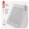 Kép 9/12 - LED felületi lámpatest RUBIC, négyzet, fehér, 9W, természetes fehér