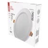 Kép 1/11 - LED süllyesztett lámpatest RUBIC, kerek, fehér, 18W, természetes fehér