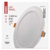 Kép 8/11 - LED süllyesztett lámpatest RUBIC, kerek, fehér, 18W, természetes fehér
