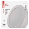 Kép 9/12 - LED felületi lámpatest RUBIC, kerek, fehér, 18W, természetes fehér