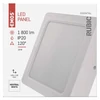 Kép 9/12 - LED felületi lámpatest RUBIC, négyzet, fehér, 18W, természetes fehér