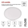 Kép 11/53 - LED felületi lámpatest FLORI kerek, fehér, 18W, semleges fehér