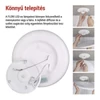 Kép 16/53 - LED felületi lámpatest FLORI kerek, fehér, 18W, semleges fehér
