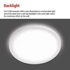 Kép 22/53 - LED felületi lámpatest FLORI kerek, fehér, 18W, semleges fehér